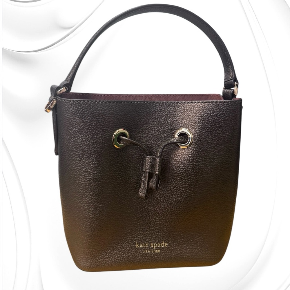 Kate Spade Metallic Small Bucket Bag NWOT